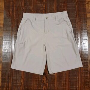 Columbia PFG Grander Marlin II Offshore Shorts Mens khaki 32x10 Fishing Boating
